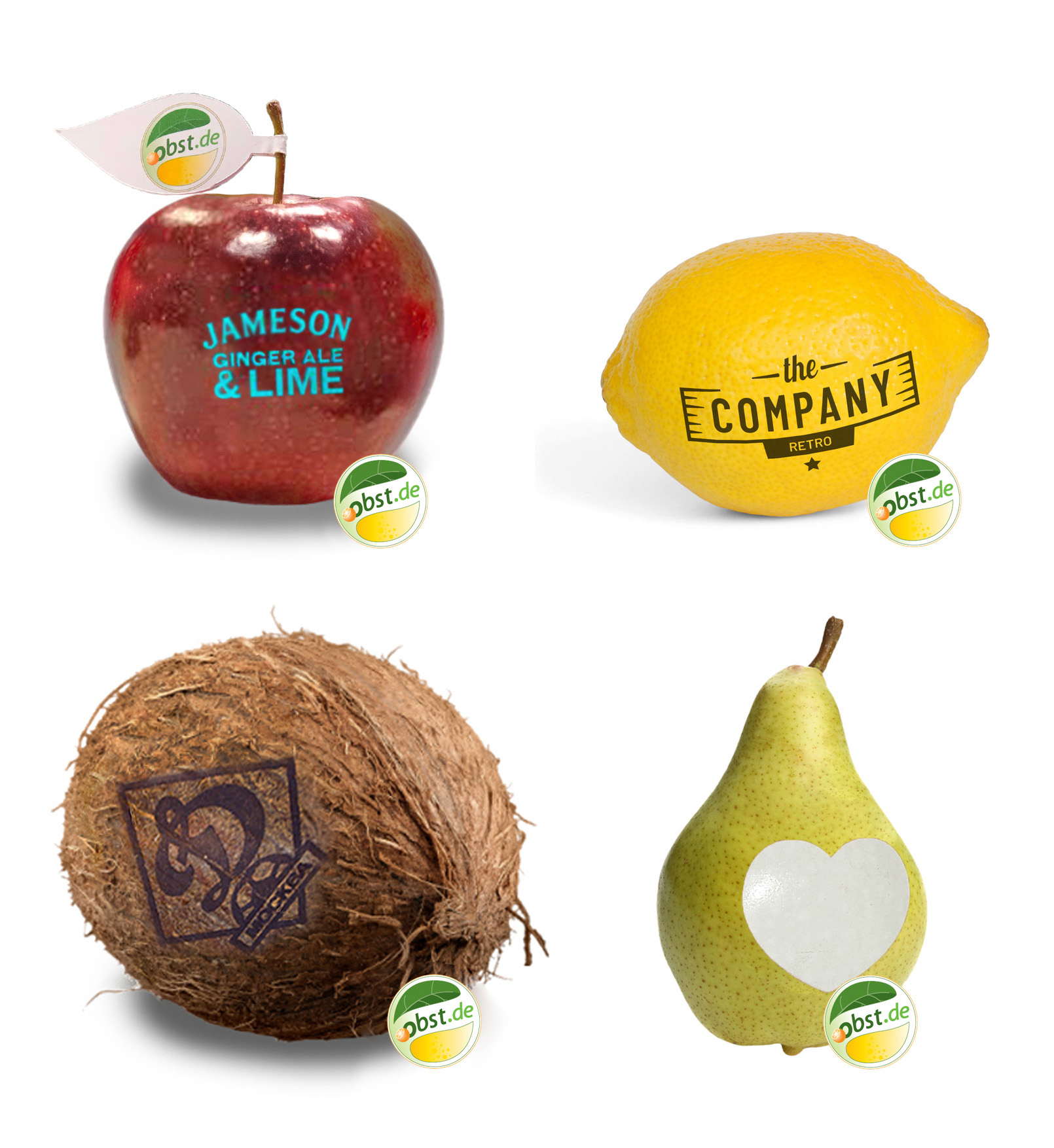 Obst mit dem Logo Ihrer Wahl bedrucken | Obst.de